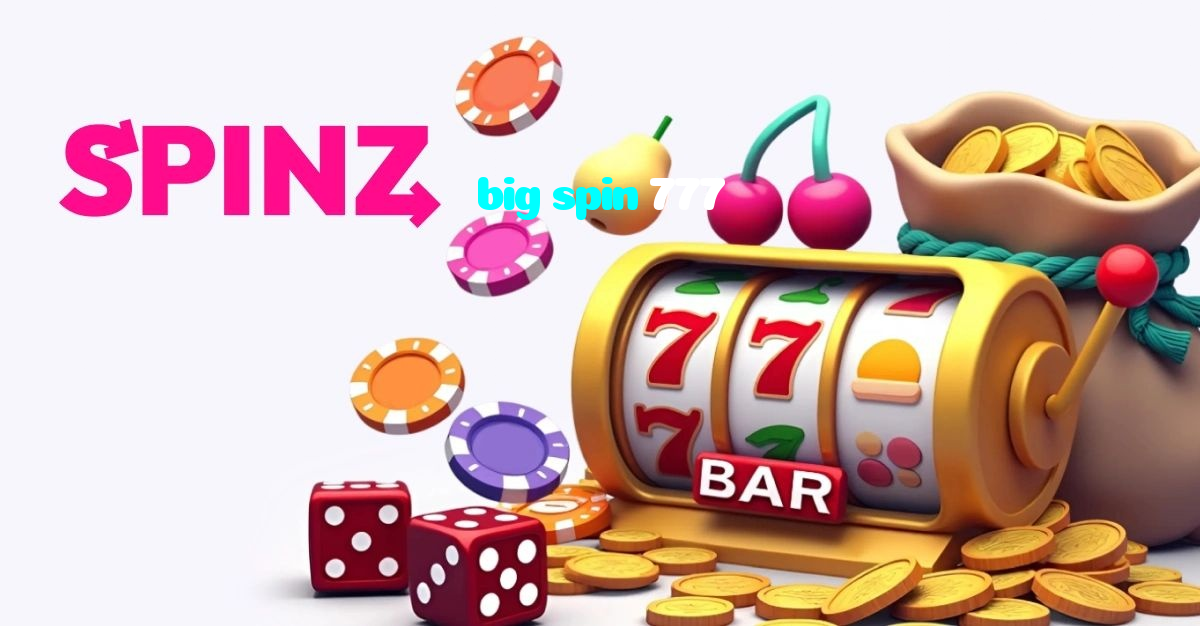 big spin 777 casino presented on mobile device in Pakistan with slots and live games