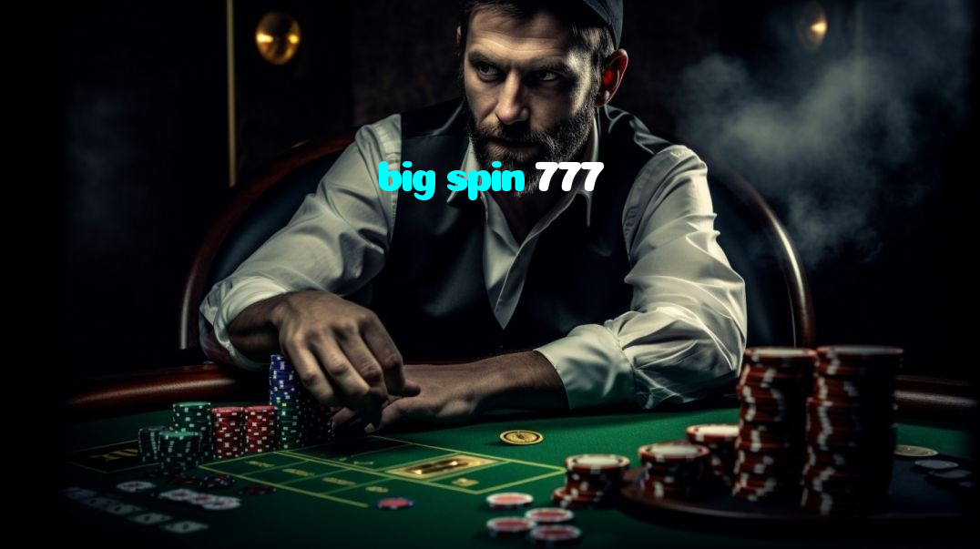 big spin 777 casino presented on mobile device in Pakistan with slots and live games