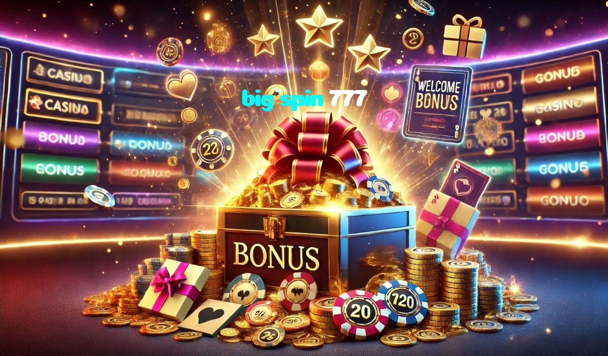 big spin 777 خوش آمدید بونس +600% پیشکش موبائل ایپ کے پروموشن سیکشن میں دکھائی دیتی ہے۔